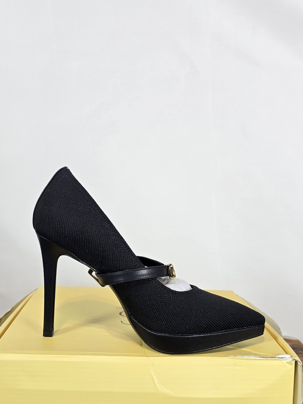 Cosy Island Classic Black Mary Jane High Heel Stiletto Pumps Size 7 - Picture 4 of 16